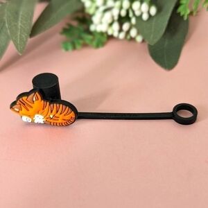 FREE with purchase Cartoon Cat Silicone Straw Cover